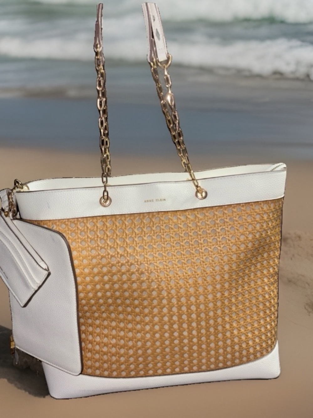 Anne Klein Caning Medium Tote Bag